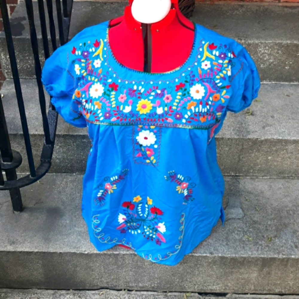 Handmade Mexican blouse
